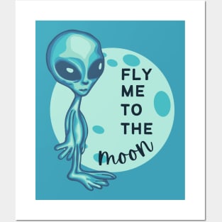 Fly Me To The Moon Posters and Art